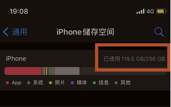 上杭苹果13维修分享iPhone13如何查看剩余内存 