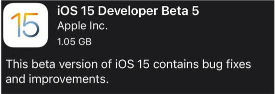 上杭苹果手机维修分享如何升级到iOS15.0 beta5 